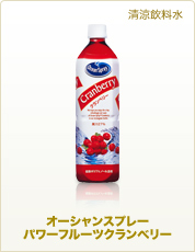 清涼飲料水 オーシャンスプレーパワーフルーツクランベリー